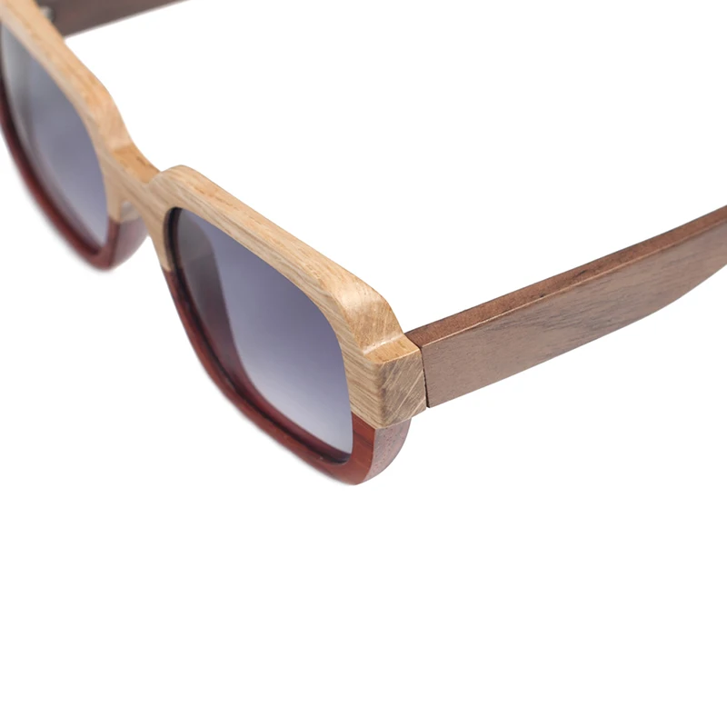 BOBO BIRD поляризационные деревянные солнцезащитные очки ручной работы для женщин с креативным специальным дизайном пляжные очки в деревянной подарочной коробке C-DG02