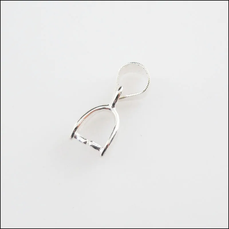 

15Pcs Silver Plated Heart Buckle Charms Pendants Connectors 5.5x14mm