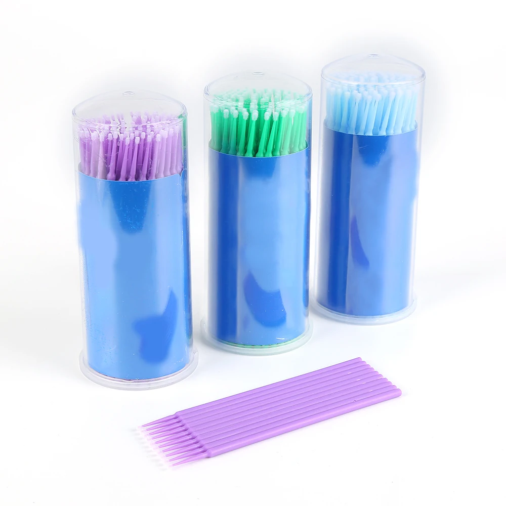 

100Pcs Multifunction Applicator Brushes Dental Micro Brush Makeup Brushes Disposable Eyelash Extension Teeth Whtening Tool TSLM2