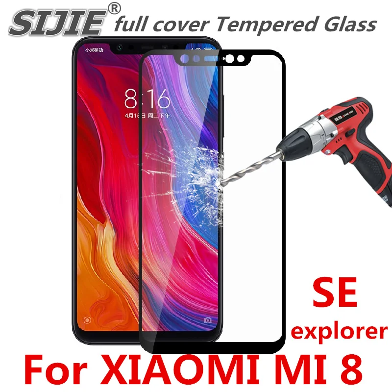 full cover Tempered Glass For XIAOMI MI 8 MI8 SE explorer MI8SE Screen protective smartphone on