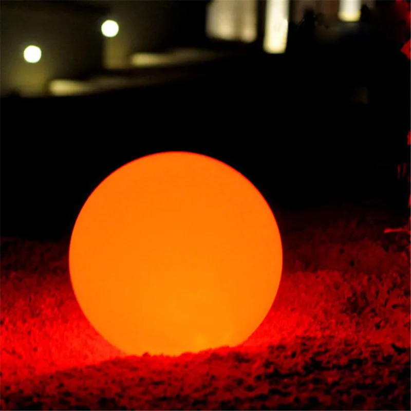 LED Ball Light Orb Globe Lamp Dimmable 16 Colors 4 Modes for Kids Night Light Party Outdoor Pool Garden Patio Ambient Decorative