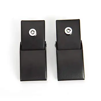 

Black Stainless Steel Latch Locking Hood Catch Kit 2007-2017 for Jeep Wrangler JK JKU