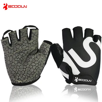 

Boodun Cycling Gloves GEL Bicycle Racing Sport Road MTB Half Finger Gloves Breathable Anti-Slip Bike guantes ciclismo luvas