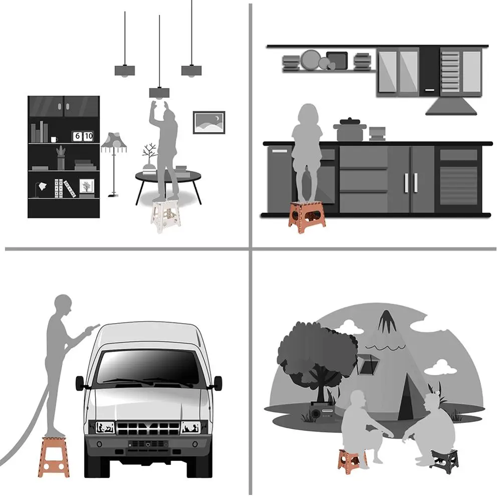 15inch Folding Plastic Chair Foot Step Stool Kitchen Garden Bathroom Toilet Stool Outdoor Portable Hiking Chair Kids Furniture 15inch Folding Plastic Chair Foot Step Stool Kitchen Garden Bathroom Toilet Stool Outdoor Portable Hiking Chair Kids Furniture