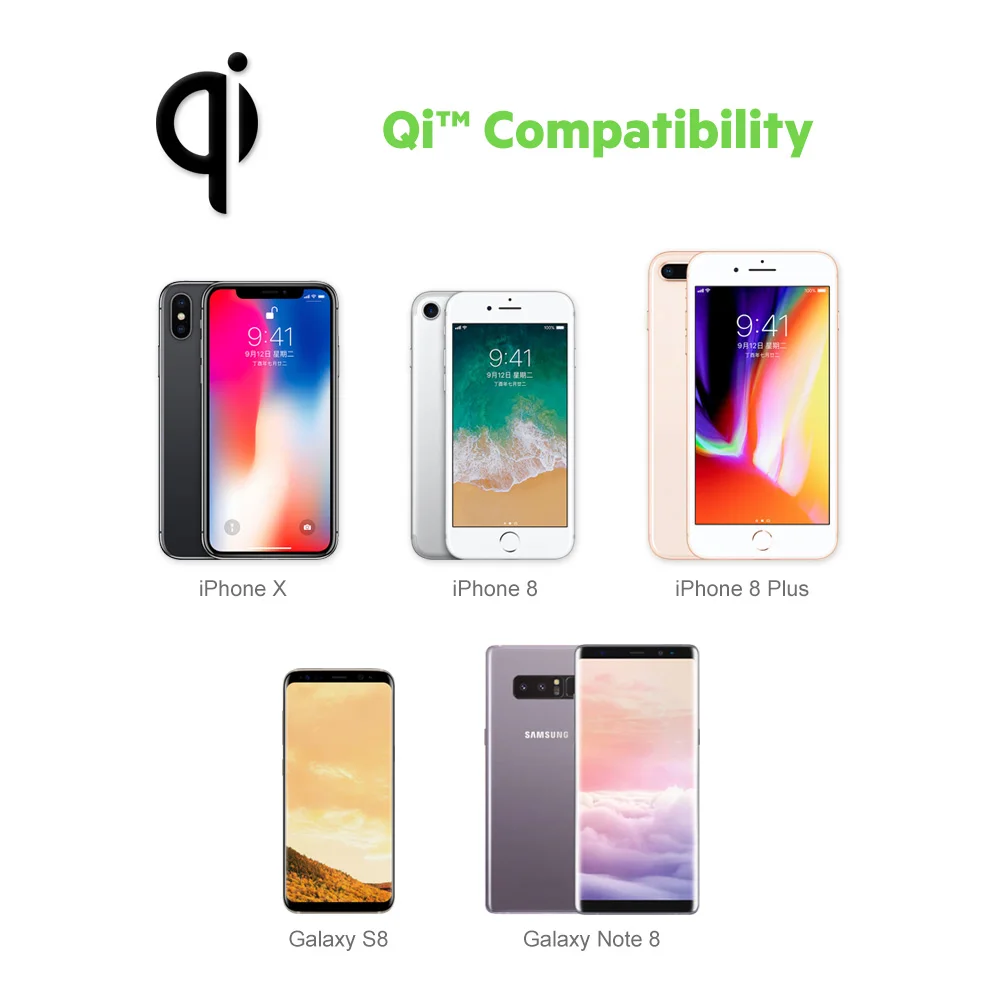 Belkin оригинальный 7 5 Вт BOOST Беспроводной зарядного устройства для iPhone XS Max 8 Plus samsung