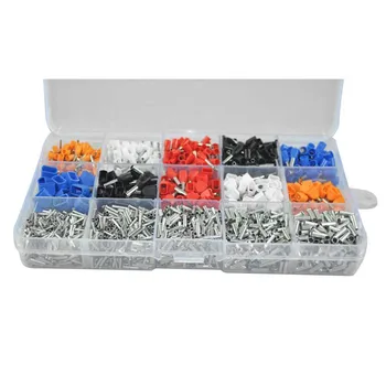 

2340 Pcs/Set Mixed 15 Models Dual Bootlace Ferrule Kit Electrical Crimper Wire End Terminal Block MDJ998