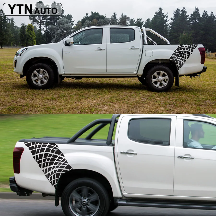 Для isuzu dmax adventure mud настраиваемые автомобильные аксессуары наклейки 2 шт. шины