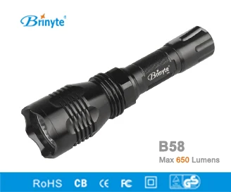 

Brinyte B58 Led Hunting Flashlight Portable 18650 Battery Red Green Blue Light 750lm Led Outdoor Lamp Cree LED Tactical Lantern