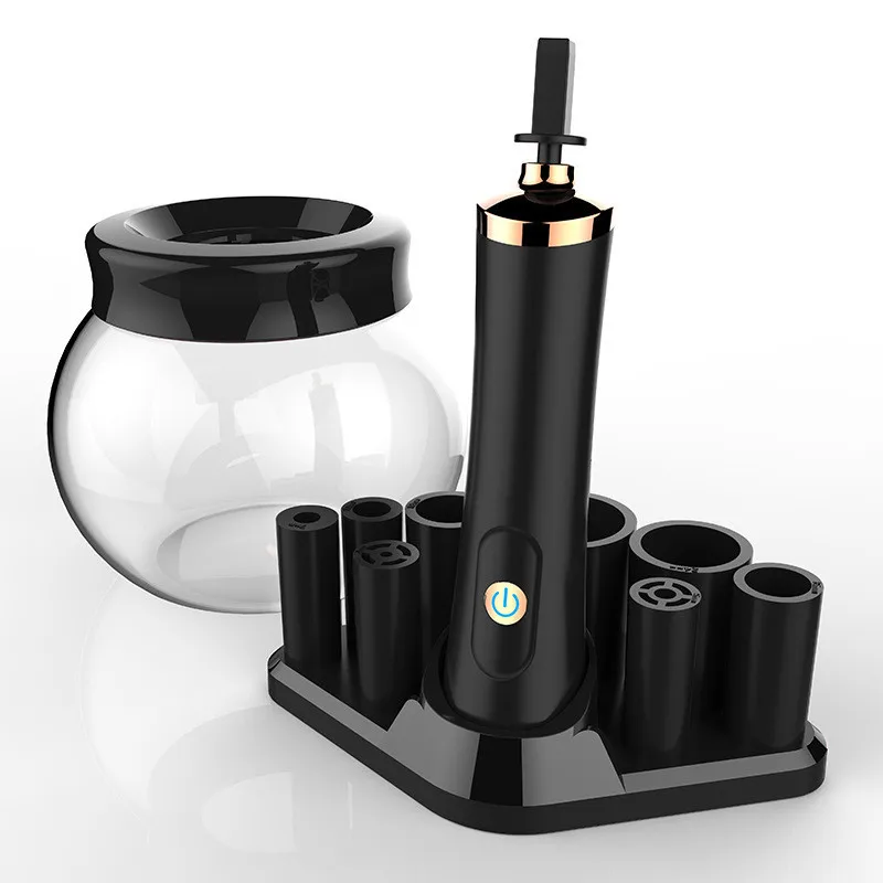

Electric Makeup Brush Cleaner With USB Charging Station and Strong Motors Clean and Dry All Sizes Makeup Brushes
