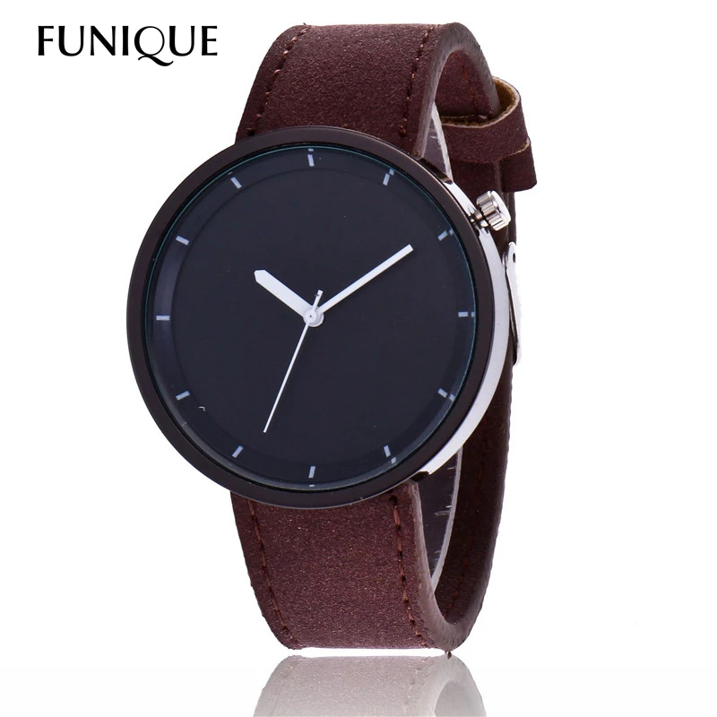 FUNIQUE 2018 Cortico кварцевые часы для женщин PU кожаный ремешок модные женские роскошный