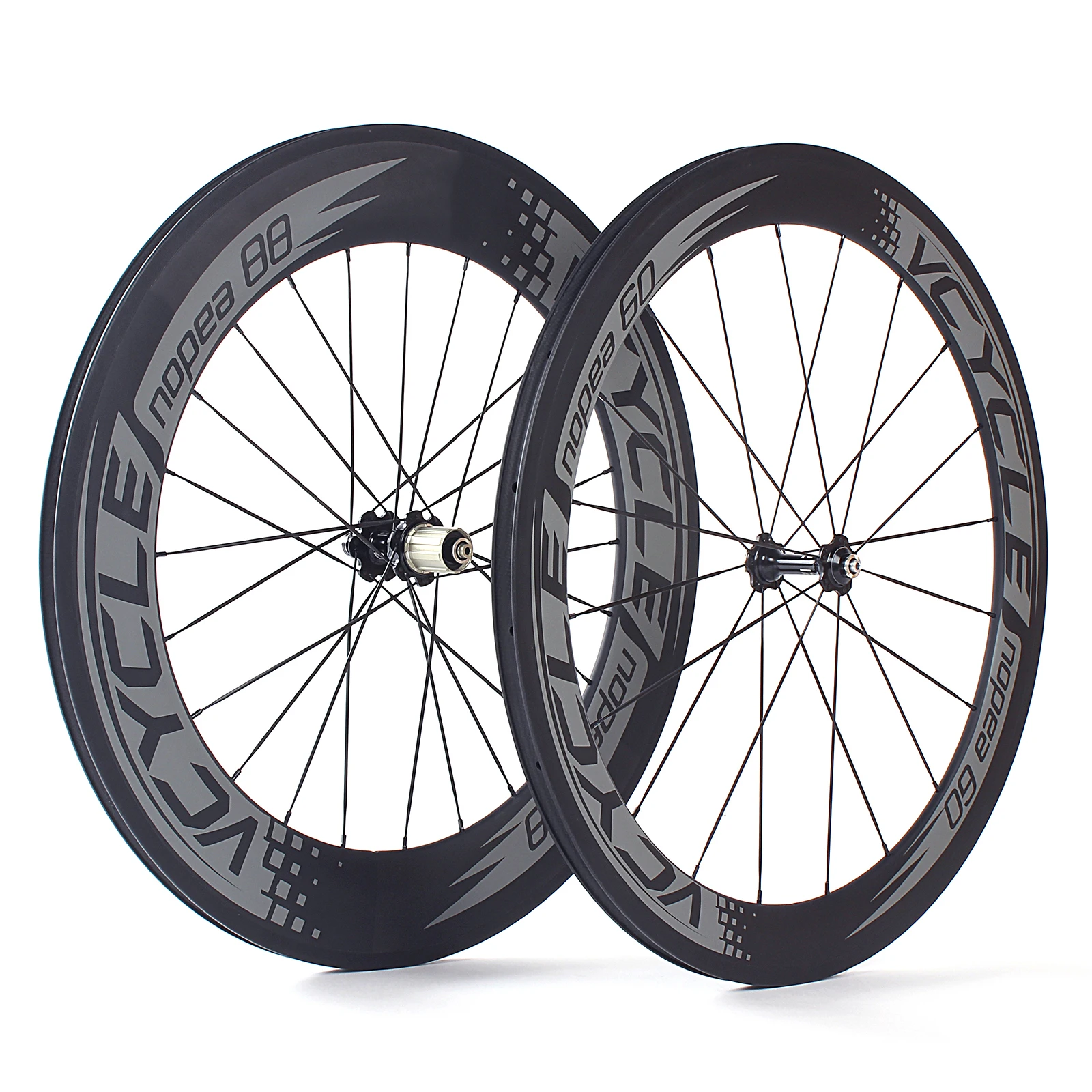 VCYCLE Nopea Front 60mm Rear 88mm Road Bike Carbon Wheels 700C Bicycle Wheelset