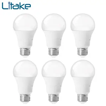 

Litake 6 Packed A19 LED Light Bulb E26/27Socket 11W 60 Watt Incandescent Bulb Equivalent 5000K Daylight White 1000LM LED Lamp