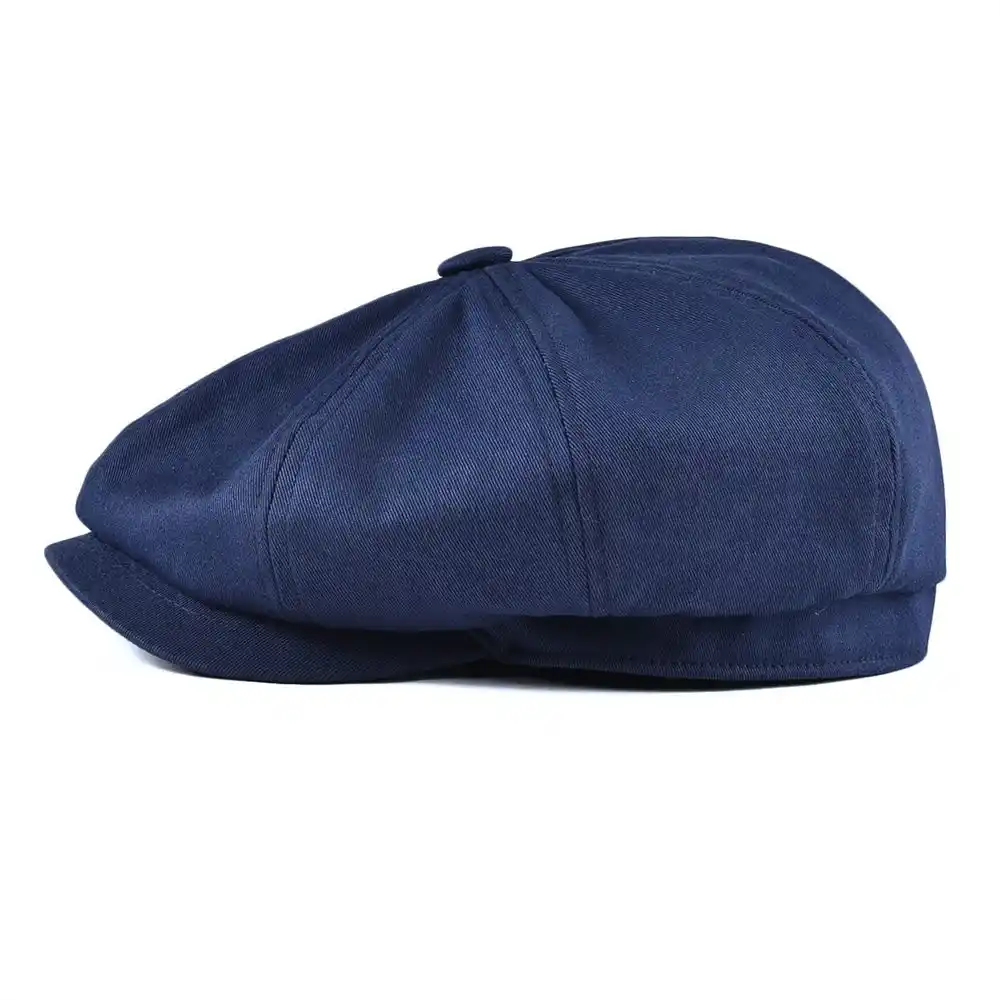 navy blue baker boy hat