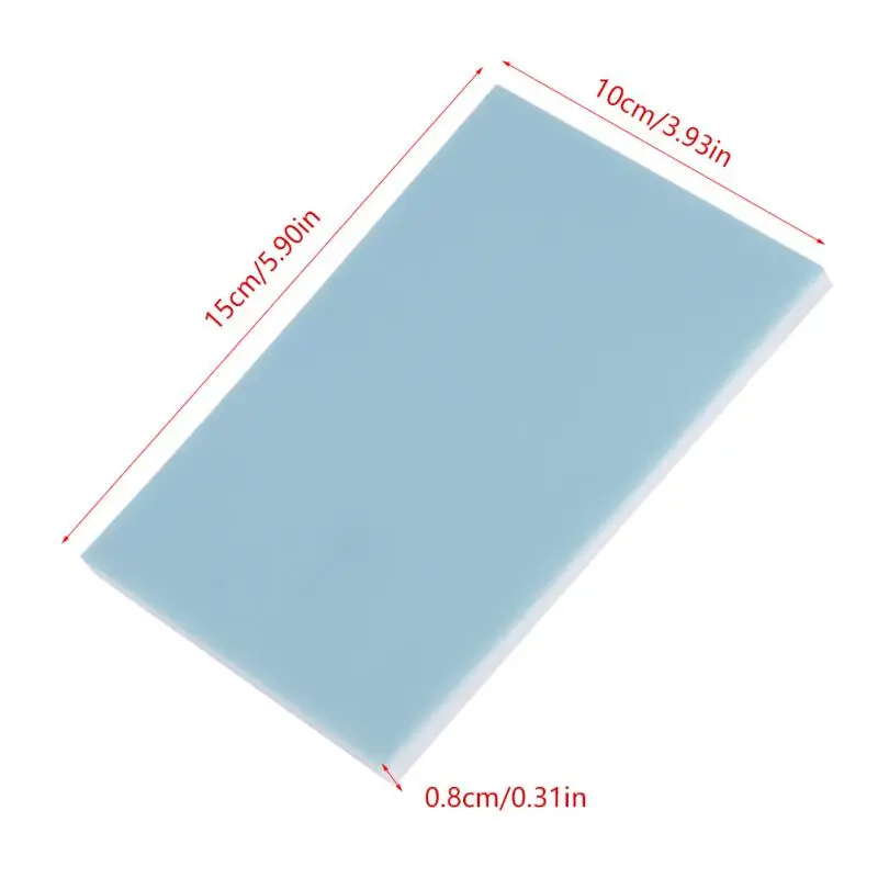 Цветная резиновая резная печать блок для DIY штамп - Цвет: Mint Green