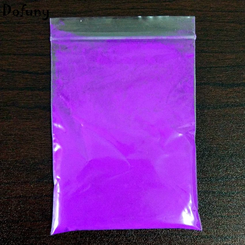 

(Shiny under UV lights)10gr Purple Color Fluorescent Powder phosphor Pigment for Paint, Neon powder Nail Art Polish