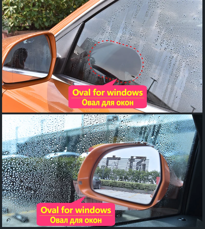 for Nissan Leaf 2010~ ZE0 ZE1 Full Cover Anti Fog Film Rearview Mirror Anti-Fog Films Accessories 2012