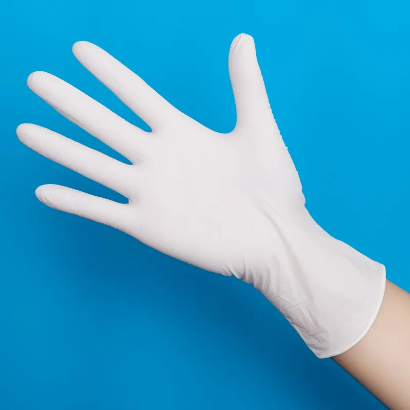 

5 Pairs/Pack Acid And Alkali Extra Strong Medical White Free Nitrile Disposable Gloves Electronics, Food, Medical, Laboratory