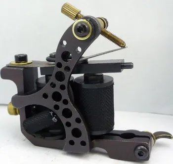 

5Pcs/lot High Quality Coil Tattoo Machine Guns For Liner Shader 8 Warps Low-carbon Steel Handmade Tattoo Machine CTM-6434