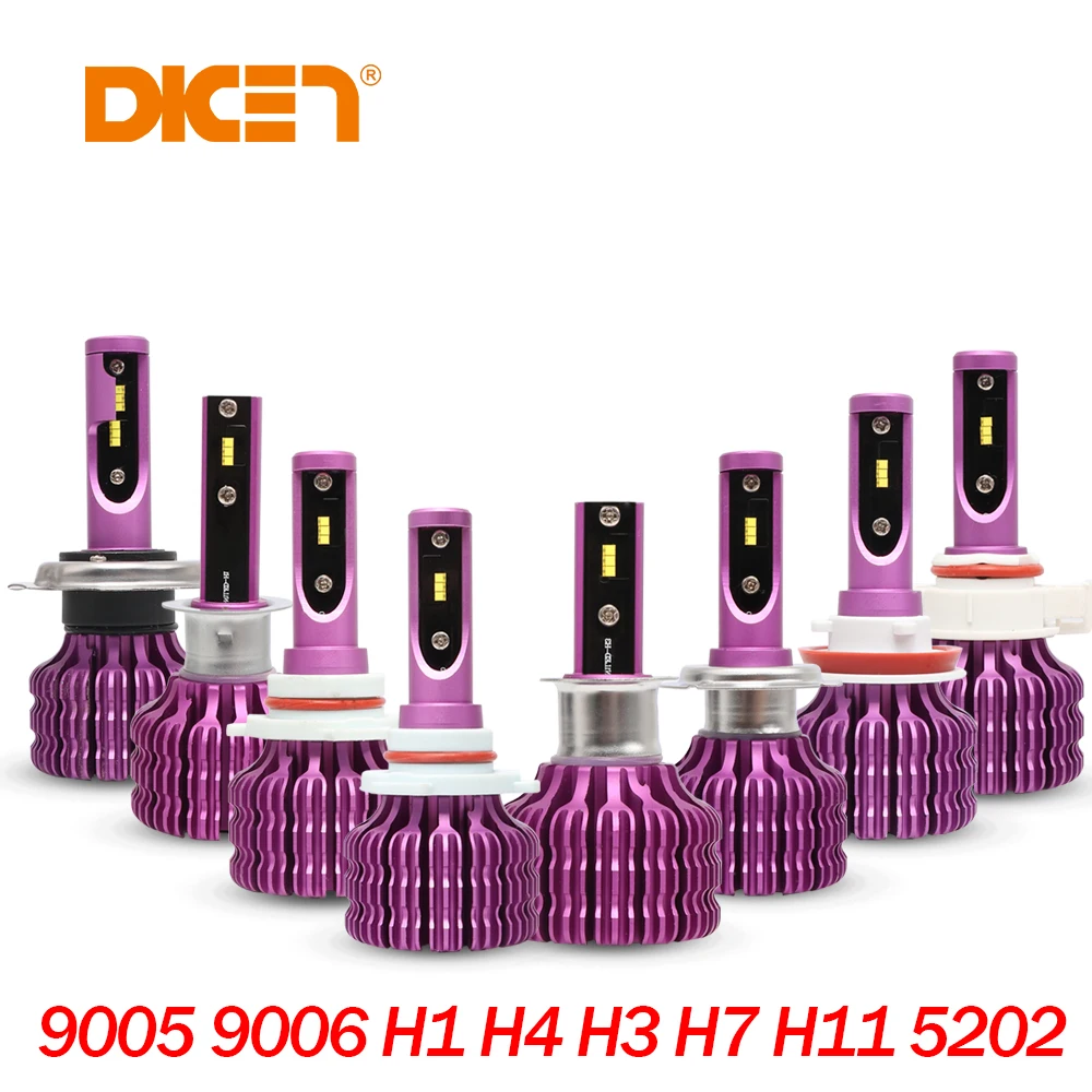 

DIC CSP LED Car Headlight with CANBUS led lamp 160W 30000LM 6500K H1 H4 h7 h3 h11 9005 9006 auto LED Headlight bulbs NO ERROR