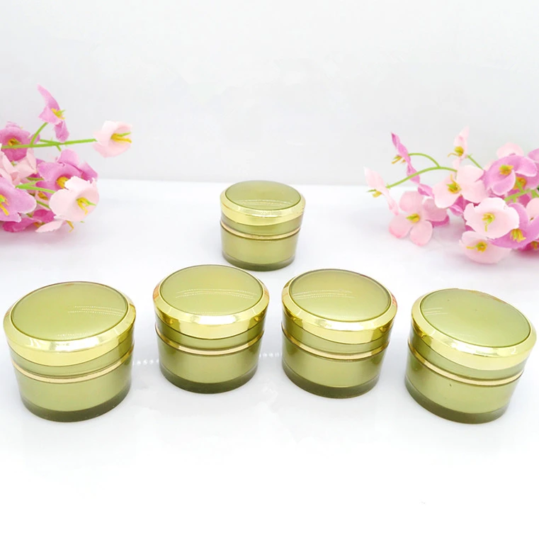 Generaliseren beest Verschrikking 100Pcs Groothandel 5 Gram Goud Groen Acryl Crème Potjes, 5G Sample  Containers Voor Cosmetica, 5G Plastic Monster Potten Te Koop|containers for  cosmetics|acrylic cream jarsample containers - AliExpress