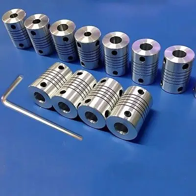 

4*4mm D18 L25 Coupler Flexible Shaft Coupling Encode Connector CNC Stepper Motor