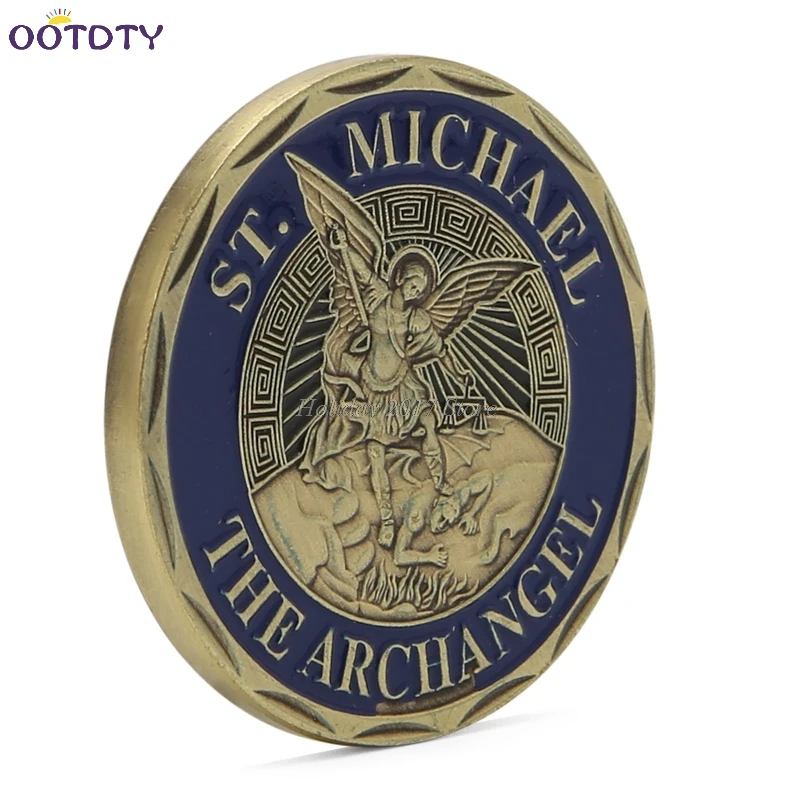 Святой Михаил Архангел памятные вызов коллекция монет Маркер подарок