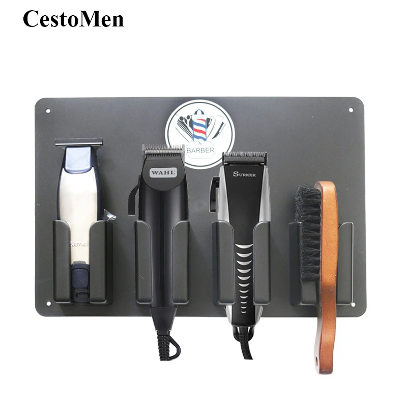

Barbershop Accessory Electric Hair Cutter Stand Barber Station Hair Trimmer Shaver Holder Resist Heat Hair Cutting Machine Stand