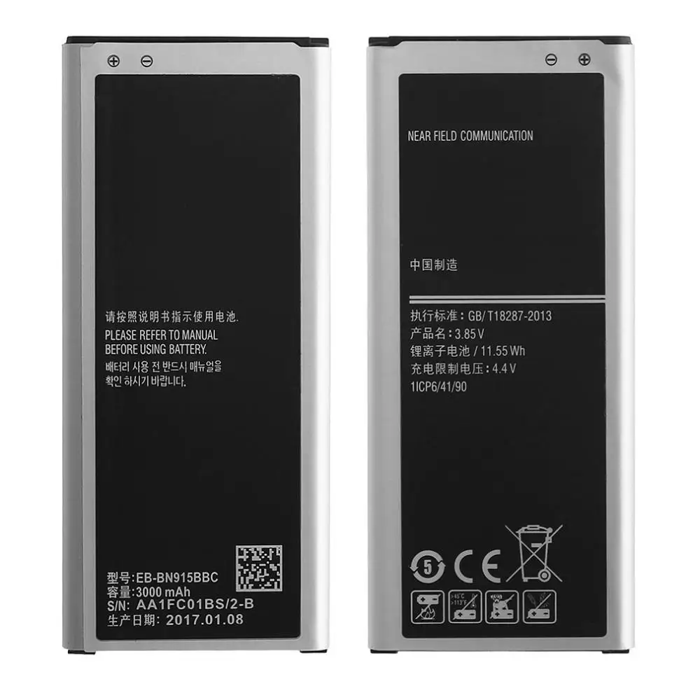 

3.85V 3000mAh Rechargeable Built-in Li-ion Replacement Battery Phone Accumulator for Samsung NOTE Edge N9150 N915k N915L