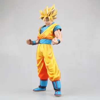 

Huong Anime Figure 27CM Dragon Ball Super saiyan 2 Goku Comic Ver Son GoKu PVC Action Figure Collectible Model Toy