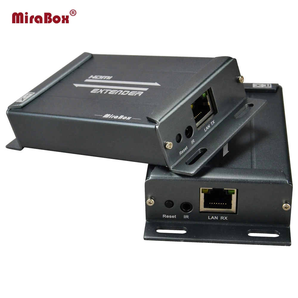 100m HDMI Extender IR Over TCP IP with Audio Extractor TX RX Over Cat5e
