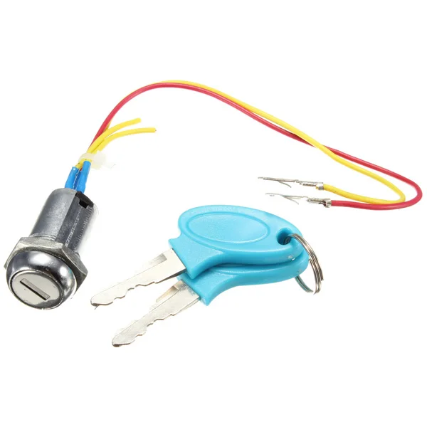 

New Ignition Switch Keys Lock for Electric Scooters Bike Suitable for Electric Cars Tricycles Electric Buggies Installation
