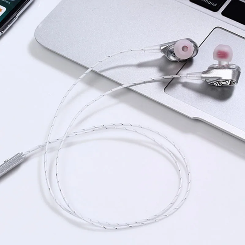 

double dynamic unit drive hi res audio in ear HIFI headset stereo bass earphone for Hyundai Rock X800