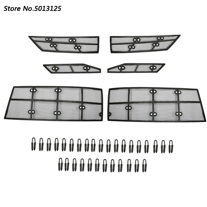 Автомобильная сетка для просеивания насекомых Передняя Решетка Вставка Сетка аксессуары для Toyota Camry 8th автомобильные наклейки