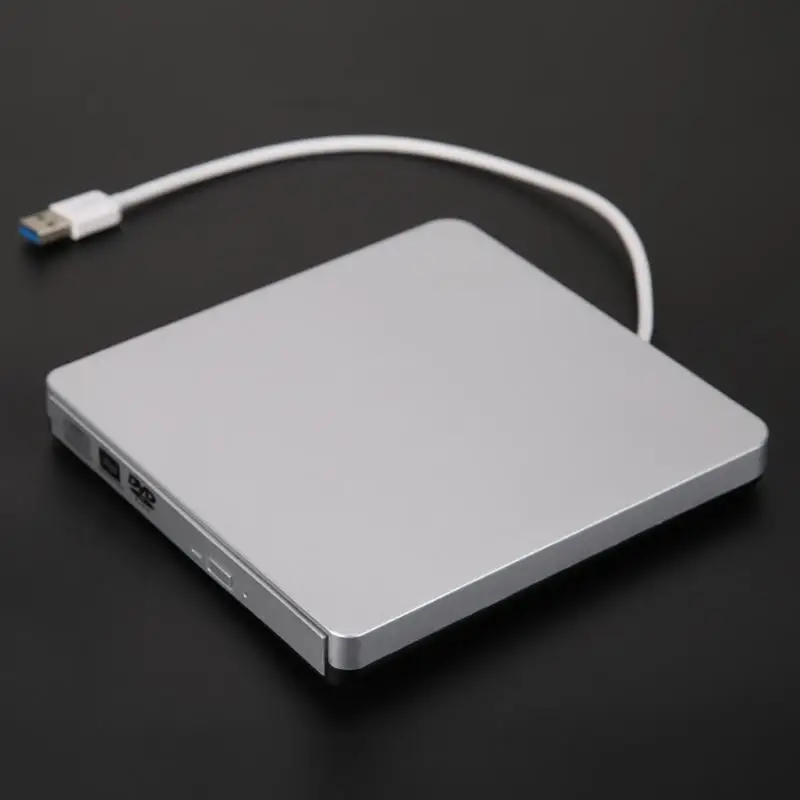 USB 3,0 тонкий внешний CD-RW DVD+-RW DVD-RAM горелки привод писатель для портативных ПК