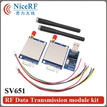 2 шт. SV651 промышленных Uart 500 МВт 470 МГц Si4432 RS485 Радиотрансивер