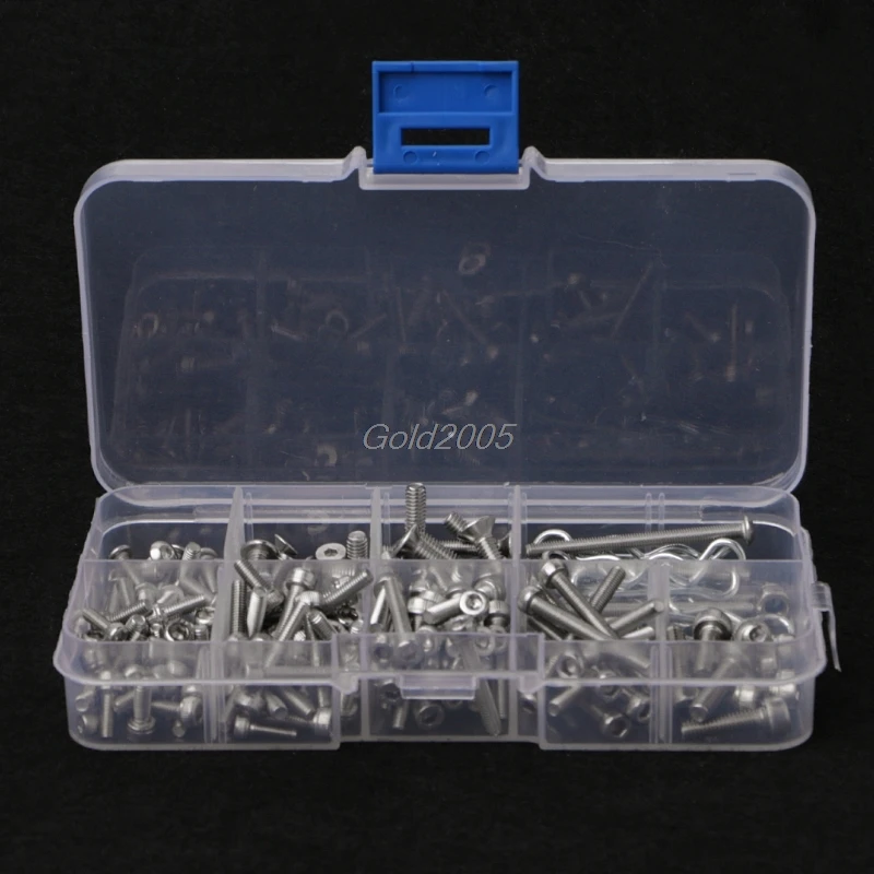 205Pcs RC Screws Stainless Steel Screw Kit For Traxxas Slash 4x4 Short