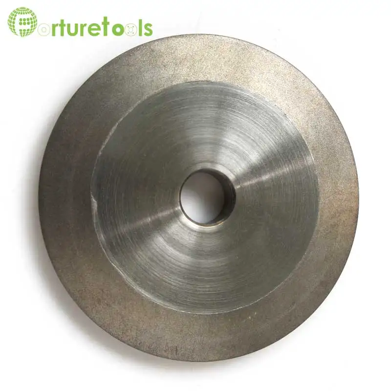 V groove Electroplated diamond grinding wheel for tungsten carbide stone agate megmatic material grinding DD063