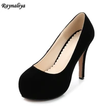 2018 Spring Flock Shoes For Woman High Heels 15cm Fashion Slip On Big Size Platform Pumps Party Wedding Dress Shoes MS-B0006 цена 2018 Spring Flock Shoes For Woman High Heels 15cm Fashion Slip On Big Size Platform Pumps Party Wedding Dress Shoes MS-B0006 цены онлайн