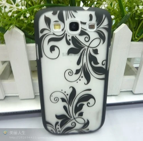Elegant Series Laser Carving Leaves Back Cover Case For Samsung I9300 Galaxy SIII Phone Wholesale Free Shipping #101241 |