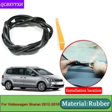 Автостайлинг для Volkswagen Sharan 2012- анти-звуконепроницаемые не пропускающие шума пылезащитные приборные панели автомобиля Лобовое стекло уплотнительные полосы аксессуары