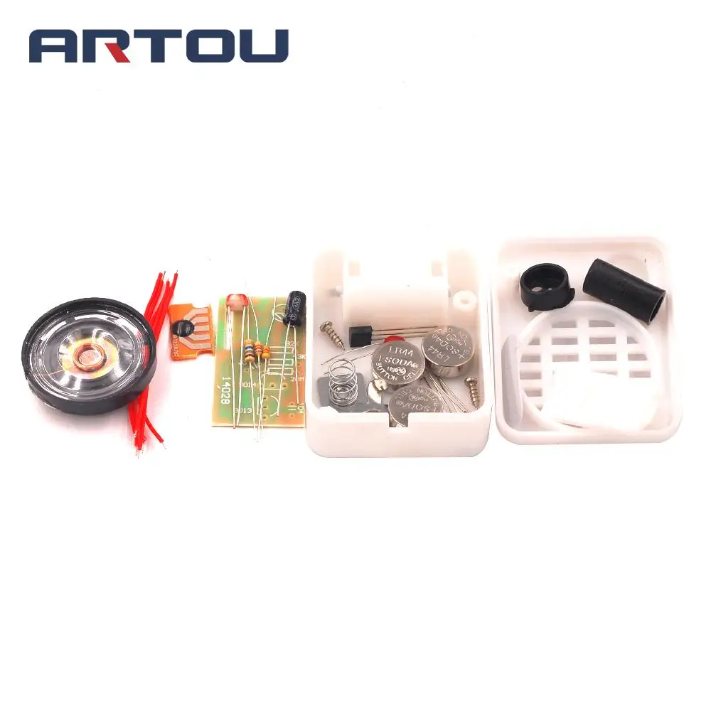 

Welcome Guest Greeting Sensor Switch DIY Kit Automatic Light Control Greeting Machine Kits Electronic Production Training Suite