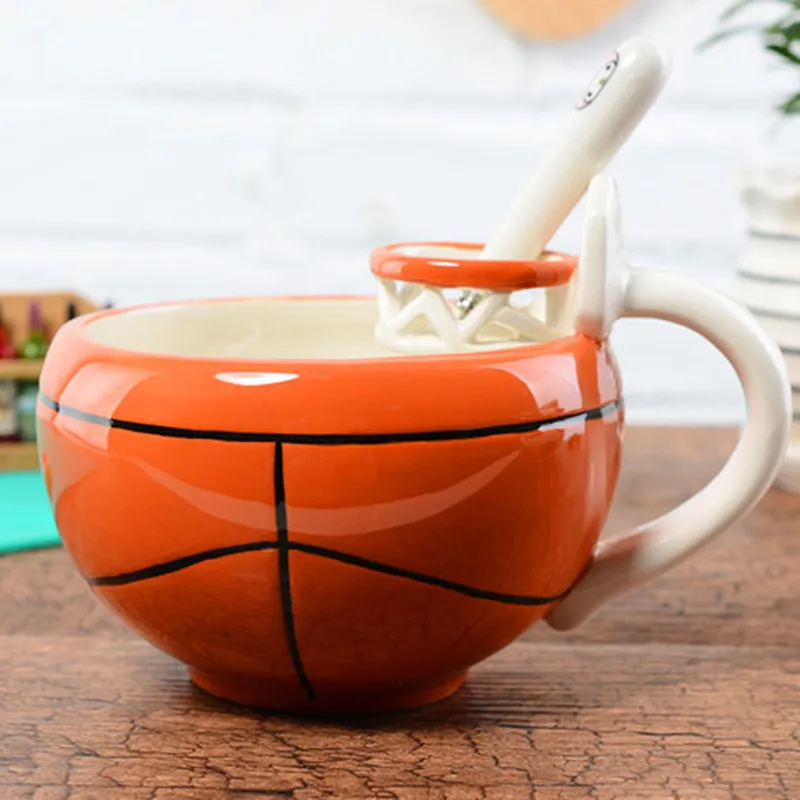 

Creative Ceramic special Mugs ,Coffee Ice Cream Tea Coffee Mugs with Hand Grip Brown White Drinkware Christmas Gift