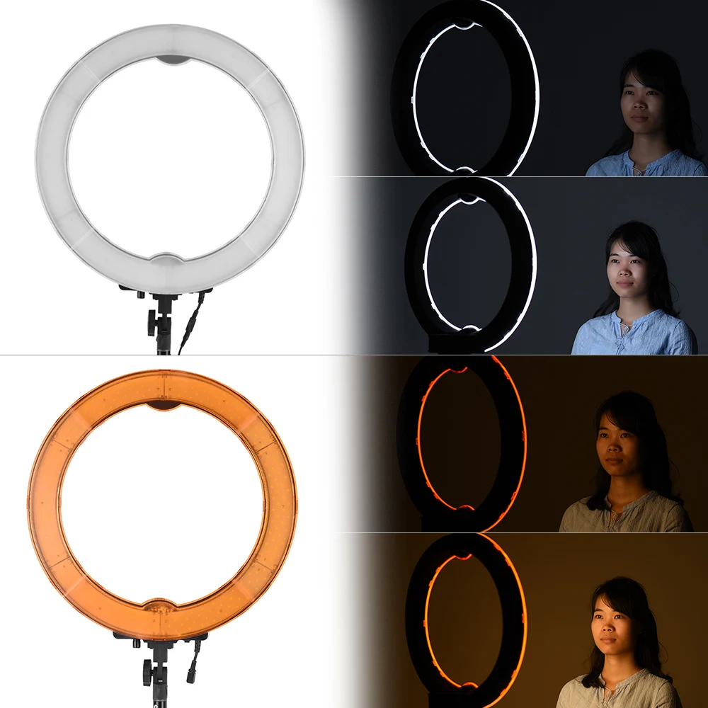 bilder für Rl-18 led-ringlicht selfie licht 240 stücke perlen studio lampe panel CRI 90 + 5500 Karat Video Licht Led-lampe Mit Farbe Diffusion Filter bilder für Rl-18 led-ringlicht selfie licht 240 stücke perlen studio lampe panel CRI 90 + 5500 Karat Video Licht Led-lampe Mit Farbe Diffusion Filter