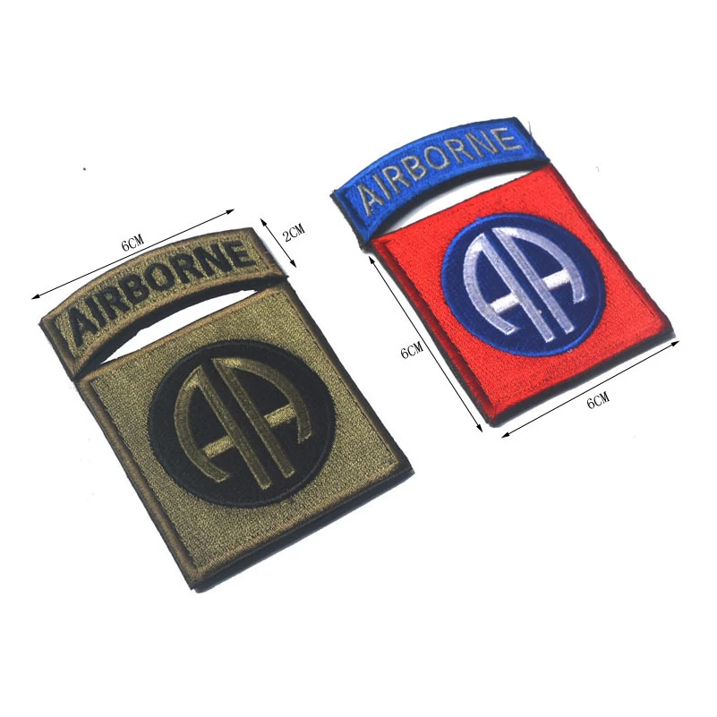 WW 2 военной армии США Тактическая Мораль патч флaг сшa yзкиe 101st 82nd Airborne подразделение нашивка значок патч 3D вышивка значки-нашивки