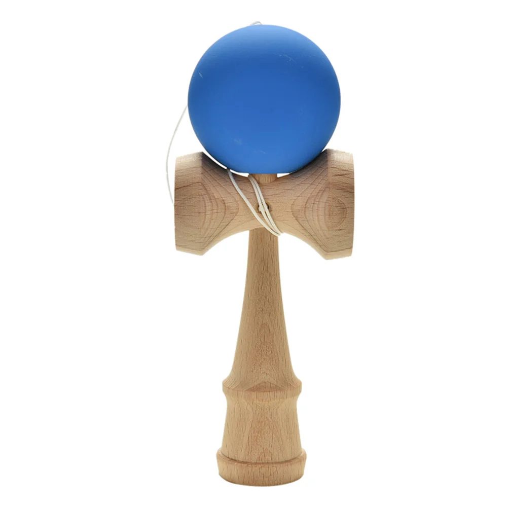 1 шт. Kid Kendama Японская Традиционная игрушка деревянный шар умелая игрушка для детей профессиональная резиновая краска Kendama матовый шар