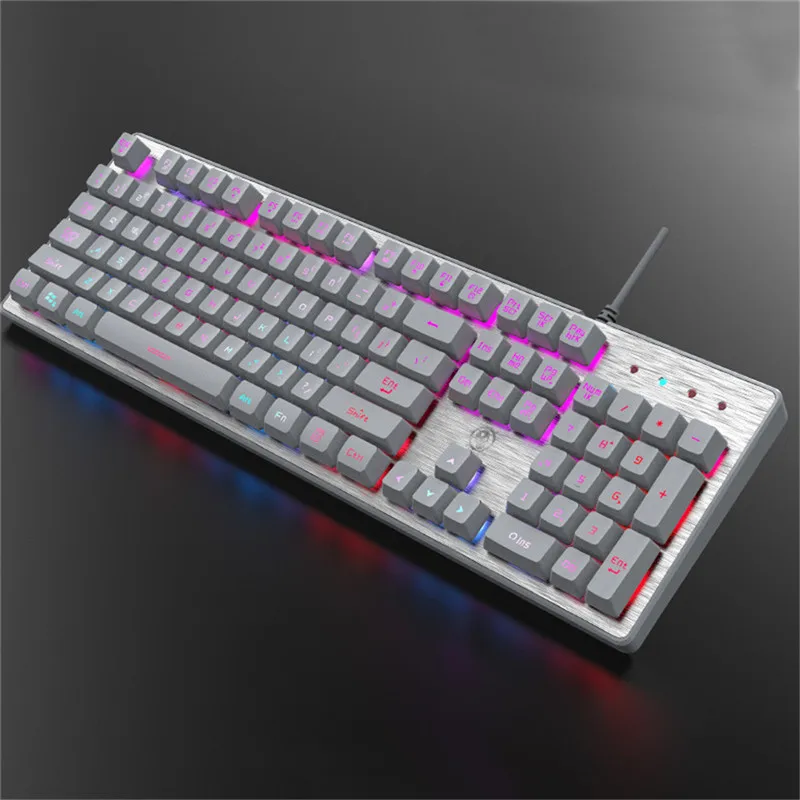 

Newest Backlight USB Wired Gaming Keyboard 104 Keys Professional Mechanical Keyboards for Tablet Desktop Computer Dropshipping