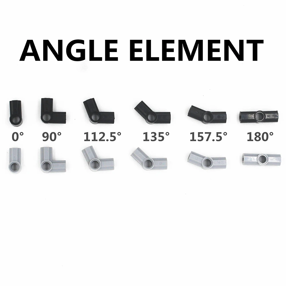 

Building Blocks MOC Technic Parts 20pcs ANGLE ELEMENT compatible with lego for kids boys toy