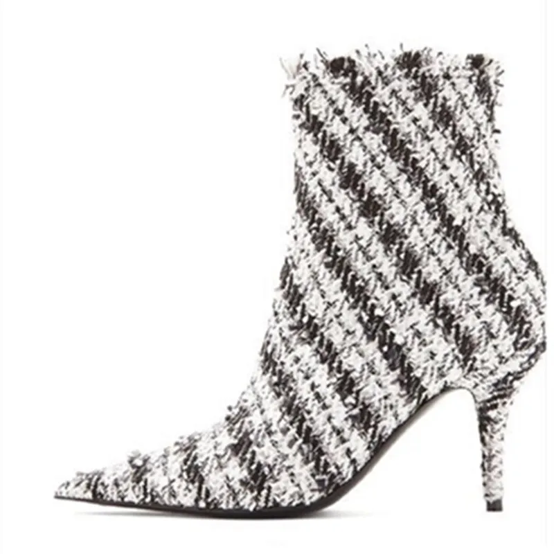 Gladiateur Piste Hauts Stiletto Chaussures Soirée Pic Grille Noir Pointu Bottines De Bottes Rouge Bout À Femmes as Talons Pic As Pour EDI92WH