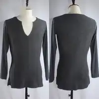 Nieuwe Aankomst Mannelijke Latin Dansen Shirt Zwart Gary Katoen Meer Size Tops Kleding Man Professionele Waltz Galop Enkele Stoffen DQ6065