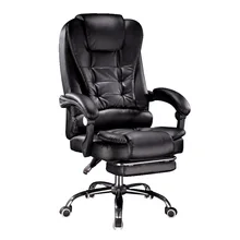 Роскошное Качество Boss Poltrona игровое массажное кресло может лежать с подставкой для ног Эргономика Синтетическая кожа офисная мебель стальные ножки